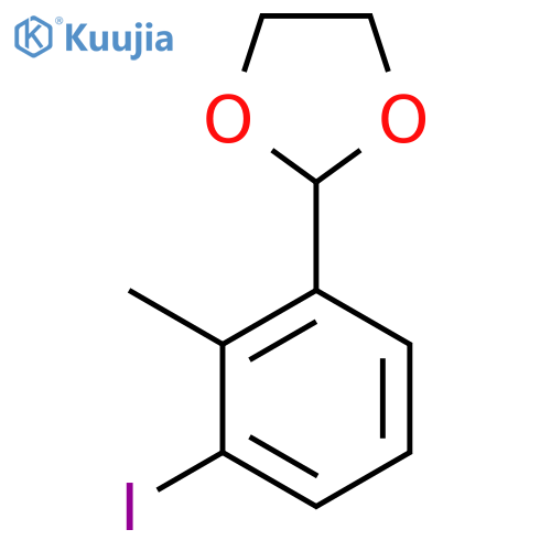 2-(3-Iodo-2-methylphenyl)-1,3-dioxolane structure