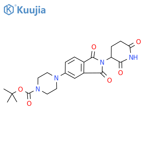 Thalidomide-piperazine-Boc structure