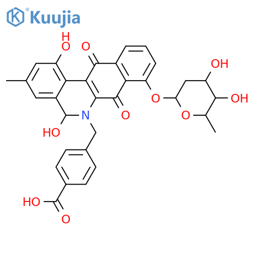 Jadomycin hydroxy 4-AMBA structure