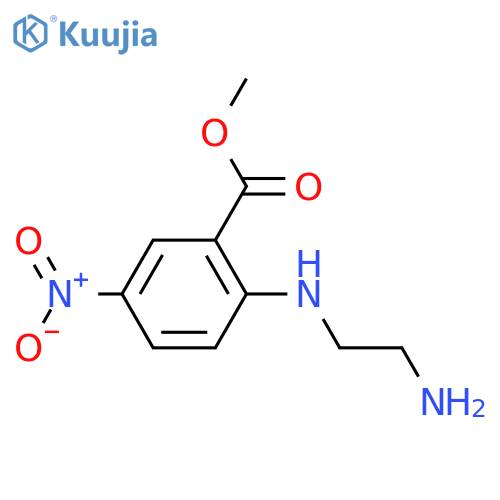 methyl 2-(2-aminoethyl)amino-5-nitrobenzoate structure