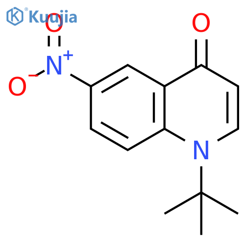 1-tert-butyl-6-nitroquinolin-4-one structure