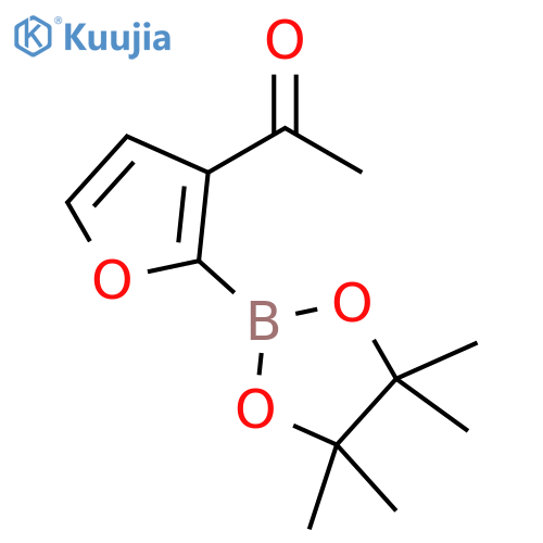 3-(Acetyl)furan-2-boronic acid pinacol ester structure
