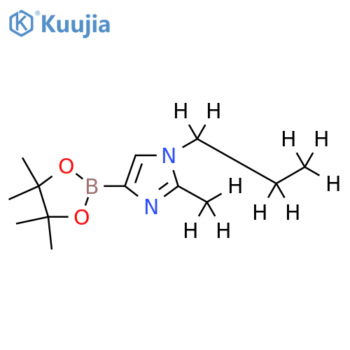 [1-(n-Propyl)-2-methyl-d10]-imidazole-4-boronic acid pinacol ester structure