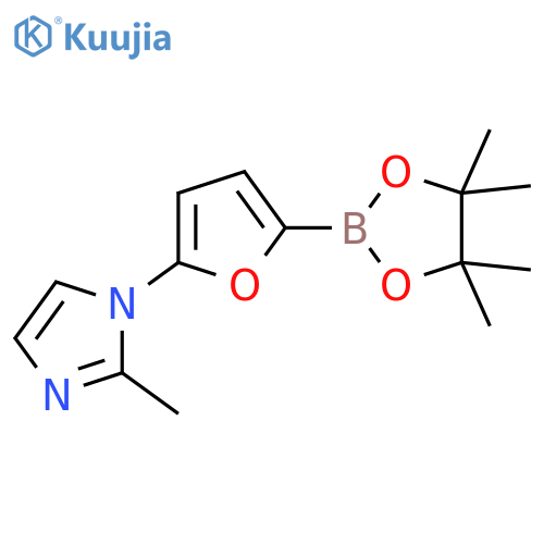 5-(2-Methylimidazol-1-yl)furan-2-boronic acid pinacol ester structure