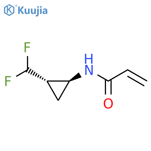 N-[(1S,2S)-2-(Difluoromethyl)cyclopropyl]-2-propenamide structure
