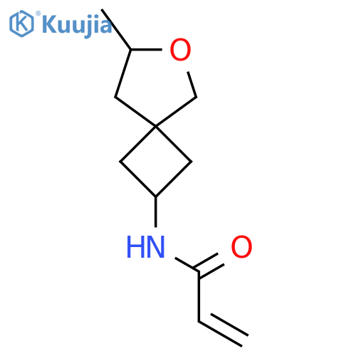 N-(7-Methyl-6-oxaspiro[3.4]octan-2-yl)prop-2-enamide structure