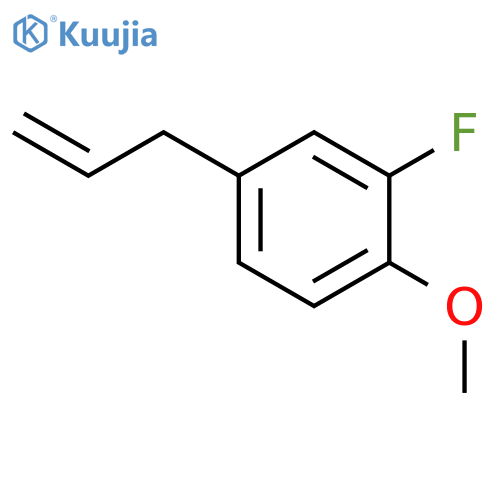 2-fluoro-1-methoxy-4-prop-2-en-1-ylbenzene structure