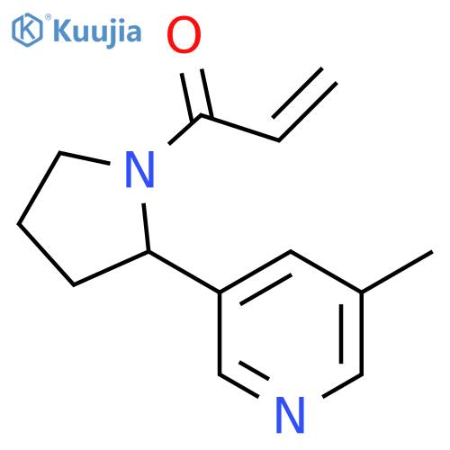 2-Propen-1-one, 1-[2-(5-methyl-3-pyridinyl)-1-pyrrolidinyl]- structure
