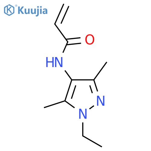 N-(1-Ethyl-3,5-dimethylpyrazol-4-yl)prop-2-enamide structure