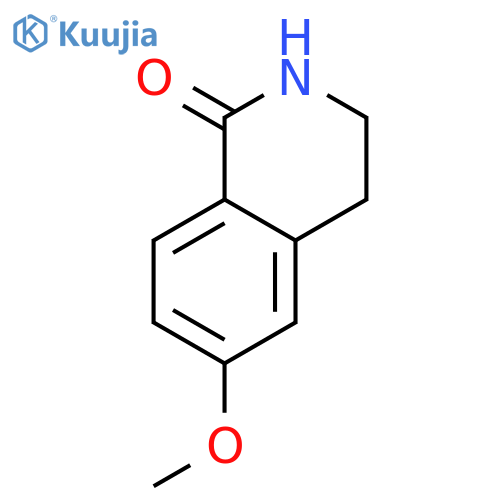 6-Methoxy-3,4-dihydroisoquinolin-1(2H)-one structure