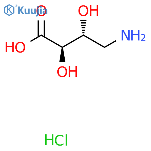 (2R,3R)-4-amino-2,3-dihydroxybutanoic acid hydrochloride structure