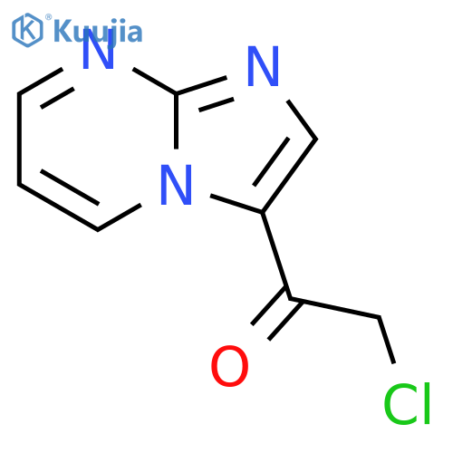 2-chloro-1-{imidazo1,2-apyrimidin-3-yl}ethan-1-one structure
