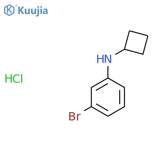 3-Bromo-N-cyclobutylaniline hydrochloride structure