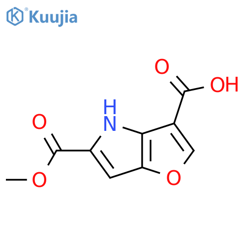 5-(methoxycarbonyl)-4H-furo3,2-bpyrrole-3-carboxylic acid structure