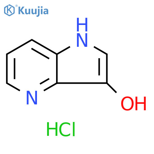 1H-pyrrolo3,2-bpyridin-3-ol hydrochloride structure