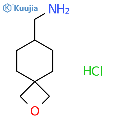 {2-oxaspiro3.5nonan-7-yl}methanamine hydrochloride structure