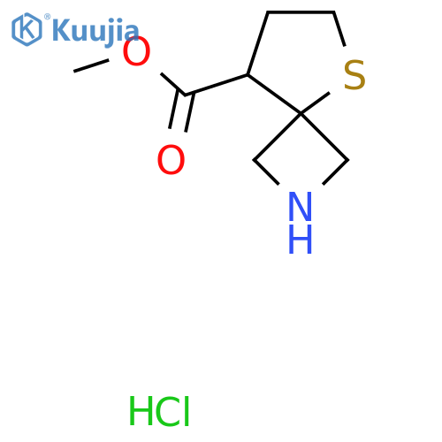 methyl 5-thia-2-azaspiro3.4octane-8-carboxylate hydrochloride structure