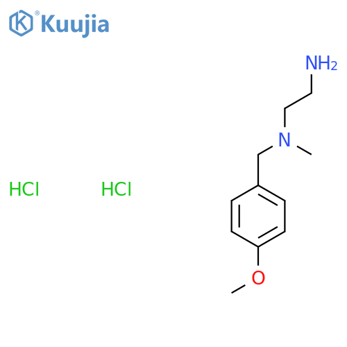 (2-aminoethyl)(4-methoxyphenyl)methylmethylamine dihydrochloride structure