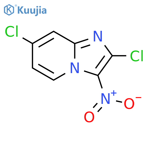 2,7-dichloro-3-nitroimidazo1,2-apyridine structure