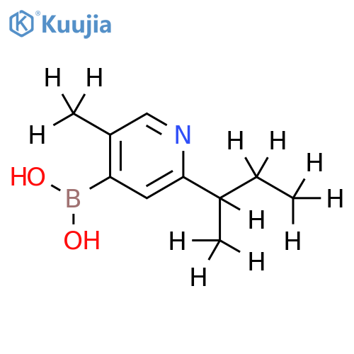 [3-Methyl-6-(sec-butyl)-d12]-pyridine-4-boronic acid structure