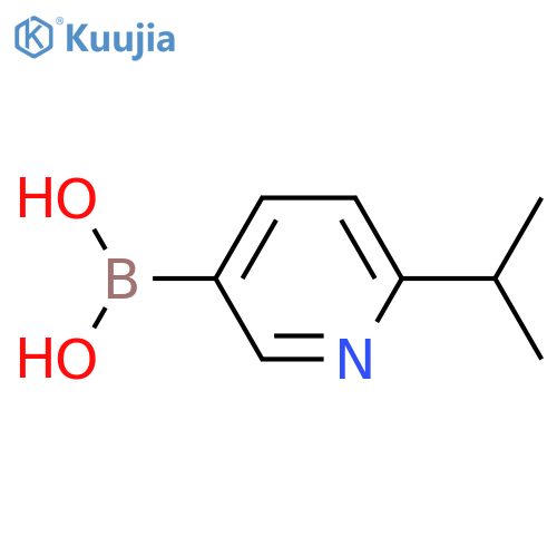 (6-isopropylpyridin-3-yl)boronic acid structure