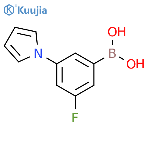 3-Fluoro-5-(1H-pyrrol-1-yl)phenylboronic acid structure