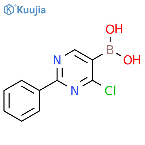 4-Chloro-2-phenylpyrimidine-5-boronic acid structure