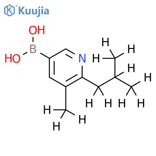 [5-Methyl-6-(iso-butyl)-d12]-pyridine-3-boronic acid structure