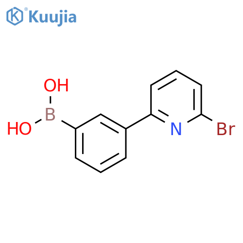 3-(6-Bromopyridin-2-yl)phenylboronic acid structure