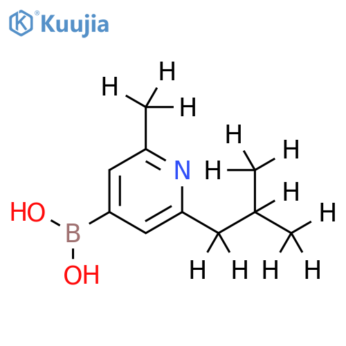 [2-Methyl-6-(iso-butyl)-d12]-pyridine-4-boronic acid structure