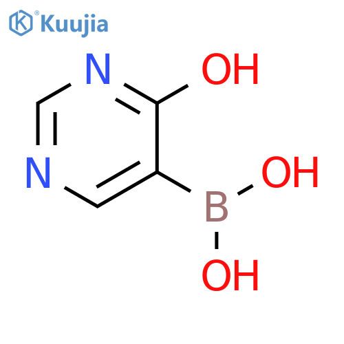 4-Hydroxypyrimidine-5-boronic acid structure