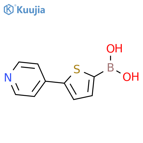 5-(Pyridin-4-yl)thiophene-2-boronic acid structure