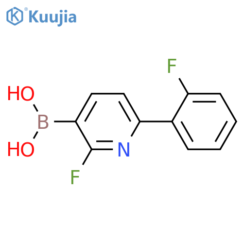 2-Fluoro-6-(2-fluorophenyl)pyridine-3-boronic acid structure