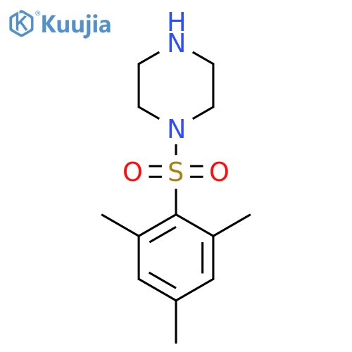 1-(2,4,6-Trimethylbenzenesulfonyl)piperazine structure
