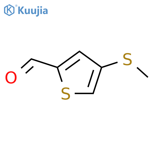 2-Thiophenecarboxaldehyde,4-(methylthio)- structure