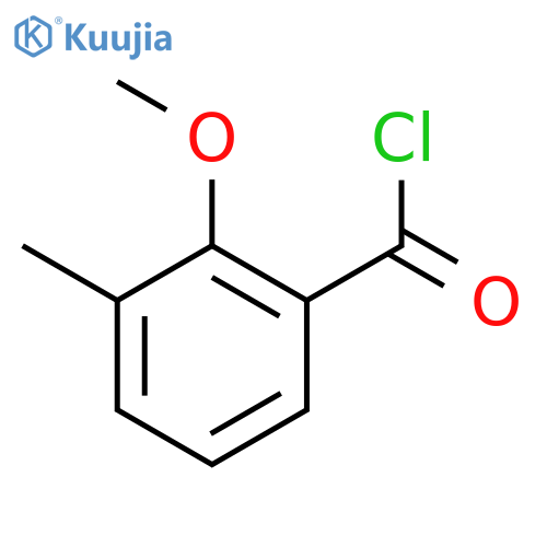 2-methoxy-3-methylbenzoyl chloride structure