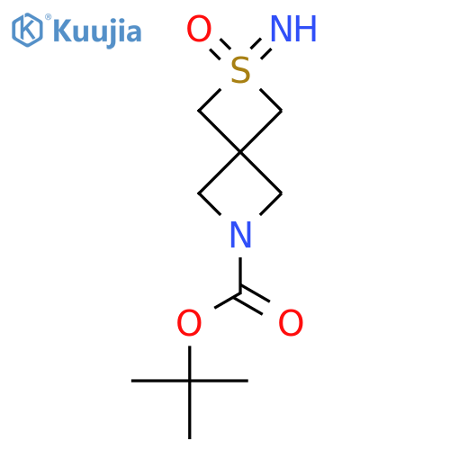 tert-butyl 2-imino-2-oxo-2lambda6-thia-6-azaspiro3.3heptane-6-carboxylate structure