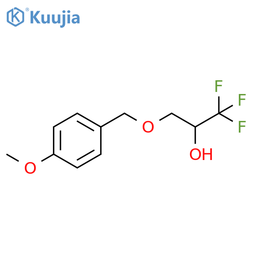 2-Propanol, 1,1,1-trifluoro-3-[(4-methoxyphenyl)methoxy]- structure