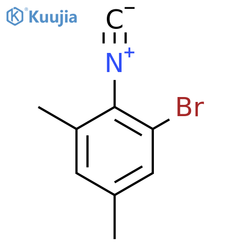 1-bromo-2-isocyano-3,5-dimethylbenzene structure
