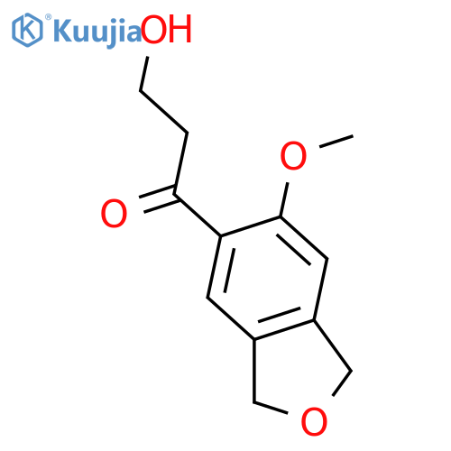 5-Hydroxy-6-(3-hydroxy-1-oxopropyl)isobenzofuran; 5-Me ether structure