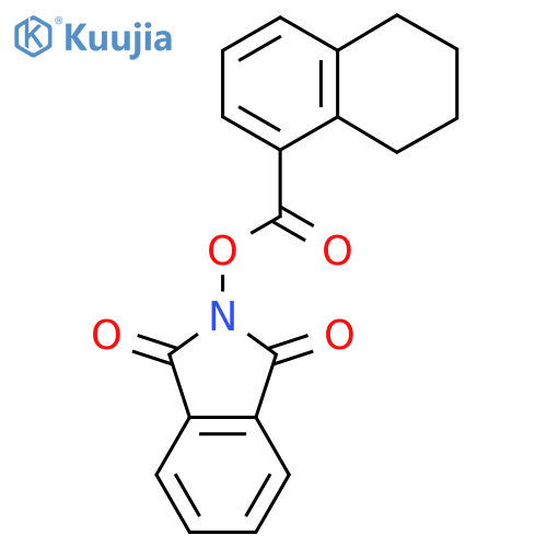 1,3-dioxo-2,3-dihydro-1H-isoindol-2-yl 5,6,7,8-tetrahydronaphthalene-1-carboxylate structure