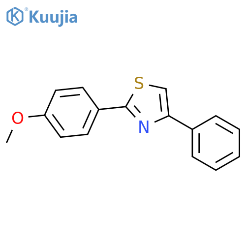 2-(4-Methoxyphenyl)-4-phenylthiazole structure