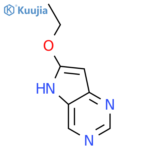 5H-Pyrrolo[3,2-d]pyrimidine,6-ethoxy- structure