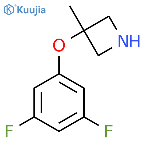 3-(3,5-difluorophenoxy)-3-methylazetidine structure