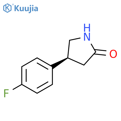 2-Pyrrolidinone, 4-(4-fluorophenyl)-, (4S)- structure