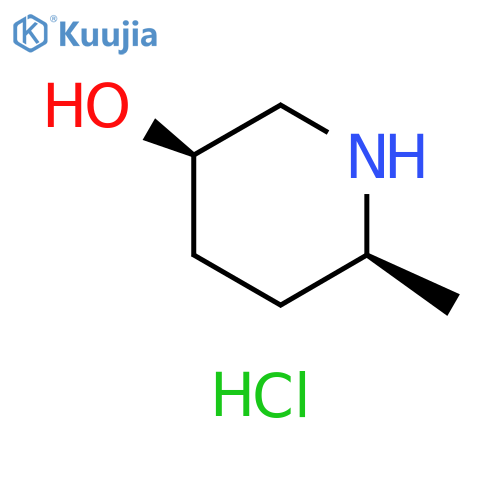 (3R,6S)-6-methylpiperidin-3-ol hydrochloride structure