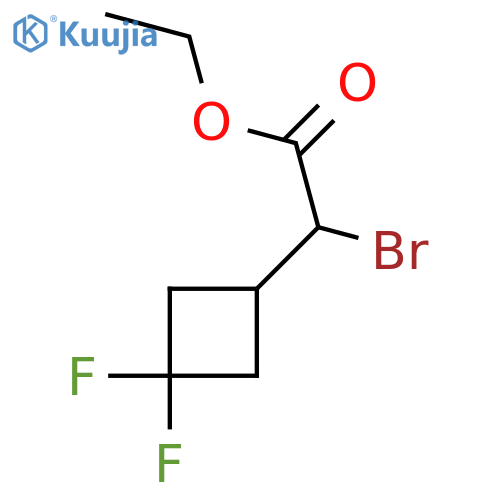 ethyl 2-bromo-2-(3,3-difluorocyclobutyl)acetate structure