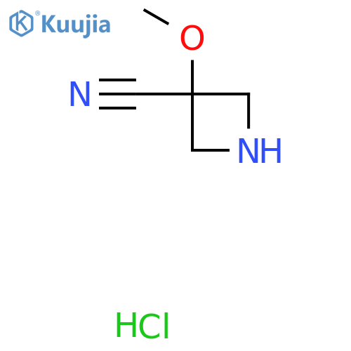 3-methoxyazetidine-3-carbonitrile hydrochloride structure
