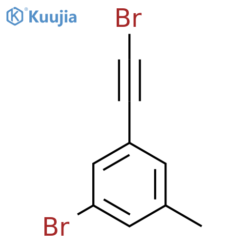 1-Bromo-3-(2-bromoethynyl)-5-methylbenzene structure