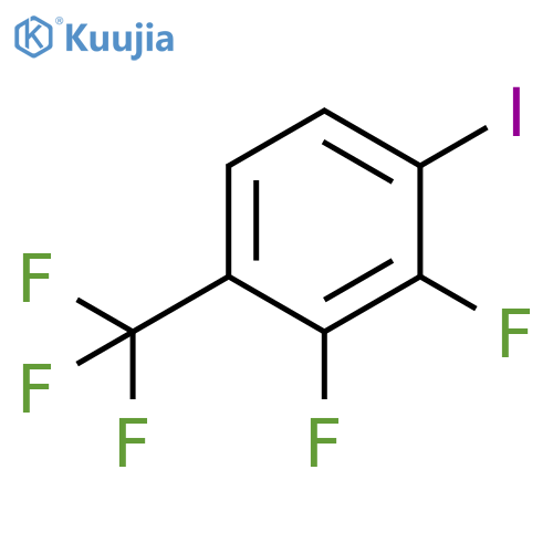 2,3-Difluoro-1-iodo-4-(trifluoromethyl)benzene structure